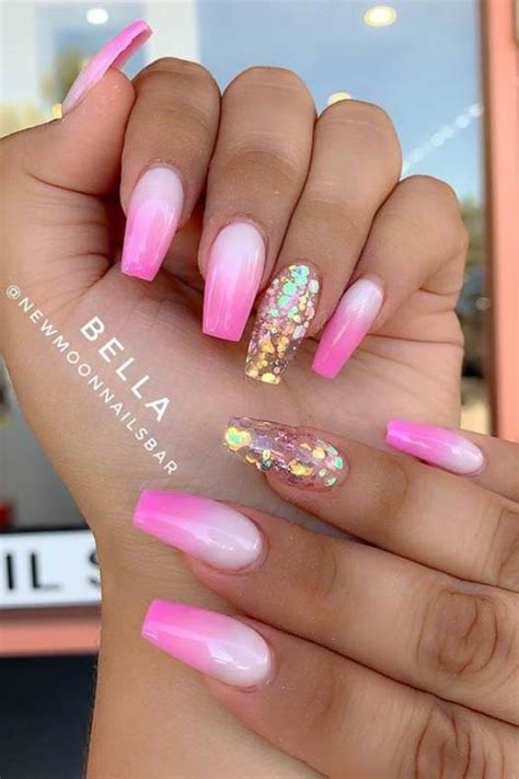 26 Trendy Pink Ombre Nail Art Ideas For Best Manicures 2020