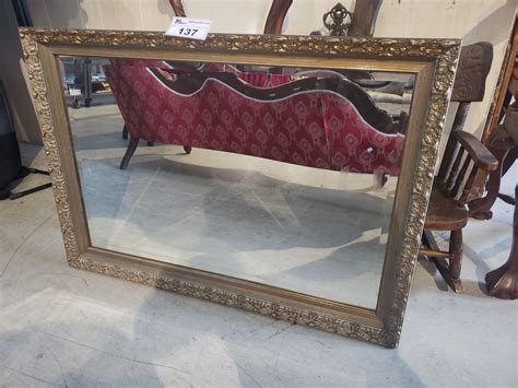 framed mirror ft  ft  auctions