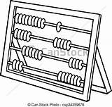Abacus Clipart Vector Clipartmag Drawing Illustrations sketch template