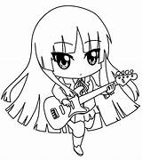 Coloring Anime Printable Pages Chibi Various Styles Bestofcoloring Via sketch template