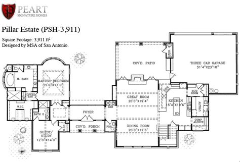 pin  shelly cawthon  house plans country floor plans texas hill country house plans