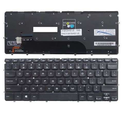 black  english replace laptop keyboard  dell  xps   xps