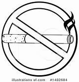 Smoking Clipart Illustration Royalty Cigarette Toonaday Illustrationsof sketch template