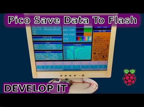 rpi pico saving application data  flash youtube