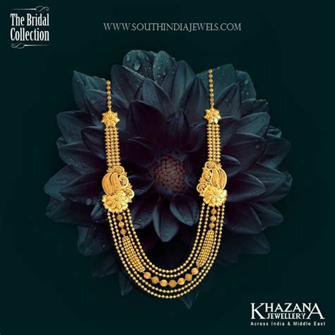 stunning gold haram designs  khazana jewellery south india jewels