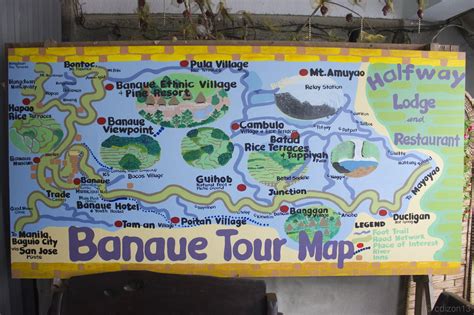 banaue rice terraces philippines map facts location information