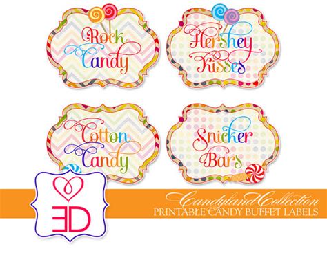 images   printable candy labels  printable candy