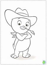 Backyardigans Coloring Pages Pablo Print Dinokids Tasha Sticky Library Clipart Close Popular Getcolorings Color Coloringhome sketch template