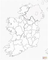 Ireland Map Coloring Pages Printable Supercoloring Categories sketch template