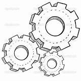 Gears Cogs Sketch Industrial Illustration Gear Drawing Coloring Vector Doodle Settings Cog Stock Drawings Mechanical Mechanics Pages Depositphotos Lhfgraphics Designlooter sketch template