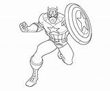 Captain America Coloring Printable Pages sketch template