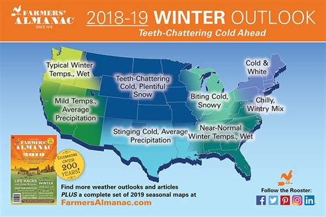 Farmers Almanac 2018 19 Winter Outlook Snowbrains
