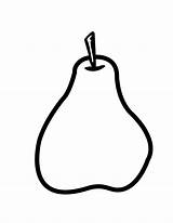 Coloring Pears Coloringhome sketch template