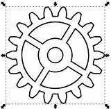 Gears Gear Coloring Steampunk Cogs Template Drawing Templates Printable Paper Pages Vbs Factory Nicu Foss Nicubunu Birthday 3d Color Repeat sketch template