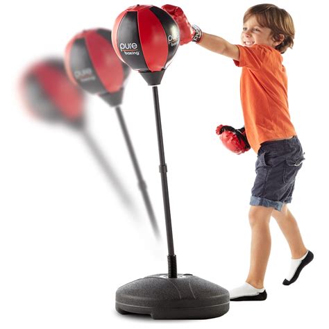 pure boxing punch play punching bag  kids red walmartcom