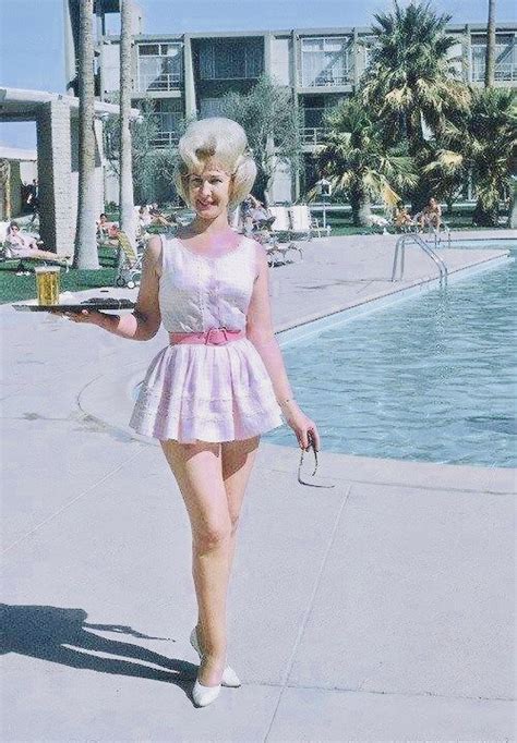 Poolside Cocktail Waitress Las Vegas 1960s Cocktail Waitress Las