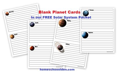 planets   solar system worksheets homeschool den