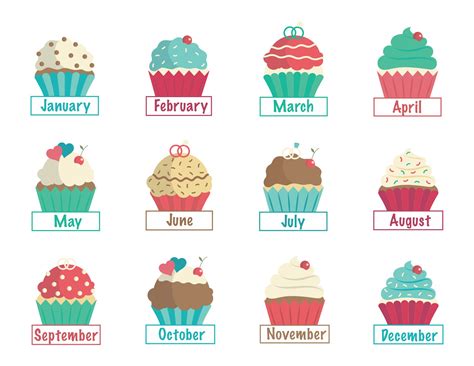 birthday calendar printable