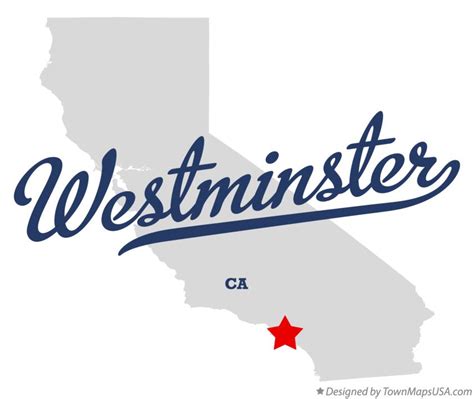 map  westminster ca california