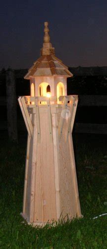 wooden lighthouse plans easy  follow   build