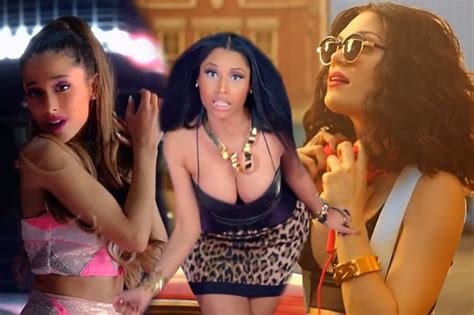 Bang Bang Video Nicki Minaj Jessie J And Ariana Grande Premiere Hot