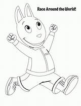Coloring Backyardigans Pages Popular Coloringhome sketch template