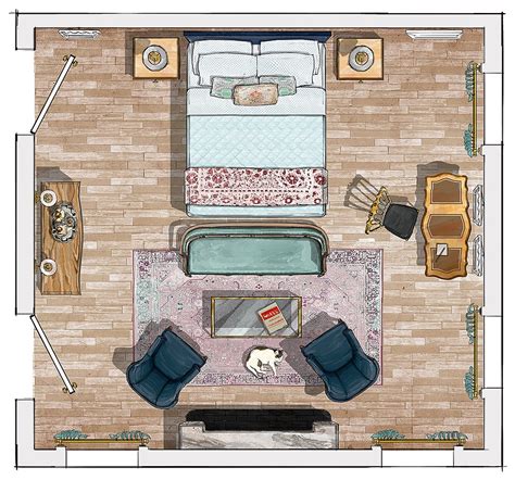 master bedroom layout ideas  rectangular rooms  planning