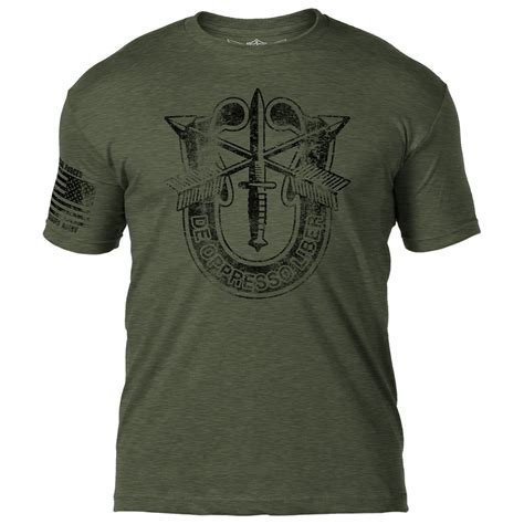 army special forces distressed  design battlespace mens  shirt