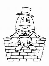 Humpty Dumpty Coloring Clipart Webstockreview Games sketch template