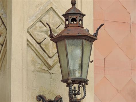 picture cast iron handmade rust antique device lantern