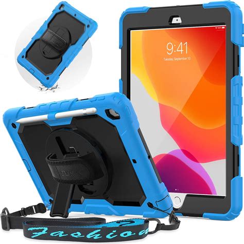 seymac ipad ththth generation case shockproof case  screen protector rotating stand