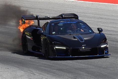 Another Mclaren Senna Goes Up In Flames Carbuzz
