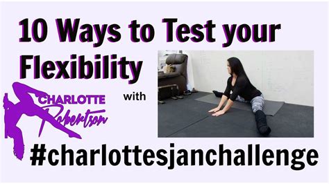 10 ways to test your flexibility youtube