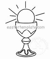 Chalice Clipart Printable Host Template Catholic Coloring Webstockreview sketch template