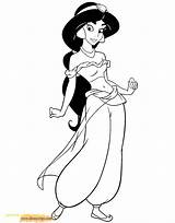 Coloring Jasmine Aladdin Pages Disney Alladin Jasmin Colouring Book Print Printable Color Fresh Drawing Getdrawings Getcolorings Genie Exclusive Gif Kids sketch template