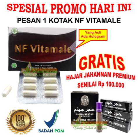 Kapsul Obat Stamina Kuat Pria Nf Vitamale Original Toko Walafiat