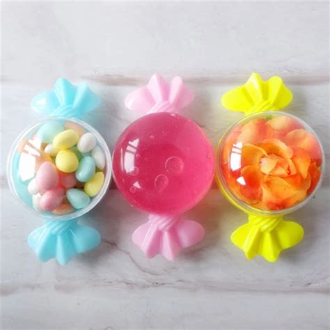 pclot plastic candy boxes lovely candy shape candy box