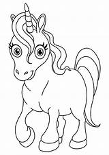 Einhorn Zum Ausmalen sketch template