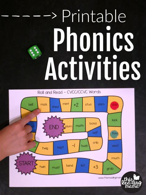 printable phonics activities youll    reading