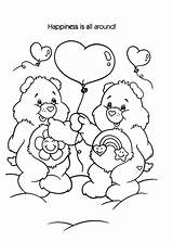 Coloring Happiness Care Pages Bears Around Bear Colouring Tocolor Sheets Color Getcolorings Getdrawings sketch template