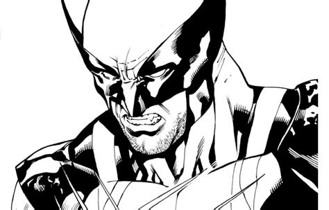 preschool printables  wolverine coloring pages  jik