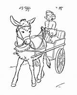 Donkey Coloring Cart Pages Clipart Cute Animal Farm Carts Animals Printable Drawing Kids Honkingdonkey Colouring Henry John Horse Sheets Drawings sketch template