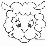 Sheep Mask Template Printable Masks Animal Templates Animals Face Cut Farm Clipart Craft Clip Cow Clipartbest Crafts Children Faces Kids sketch template