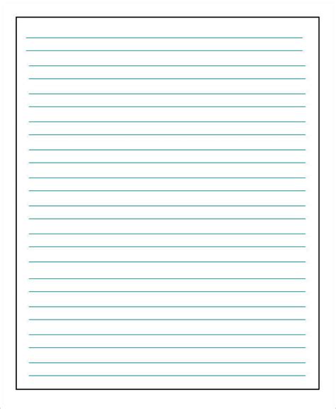 lined paper printable  hunter blog