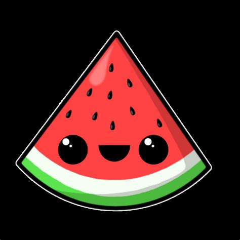 cute animated watermelon chromebook wallpapers