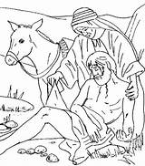 Good Samaritan Coloring Pages Activity Religion Learning School Getcolorings sketch template