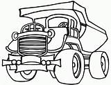Coloring Pages Truck Dump Printable Kids Trucks Privacy Policy sketch template