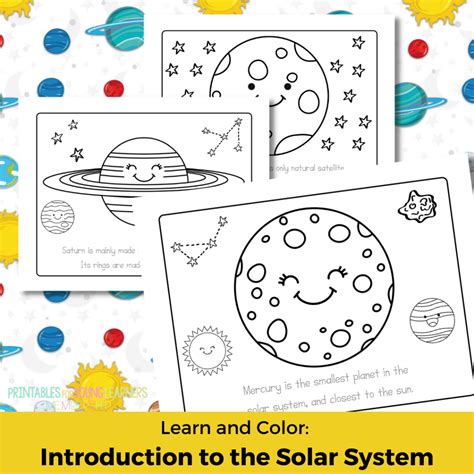 solar system coloring pages  facts
