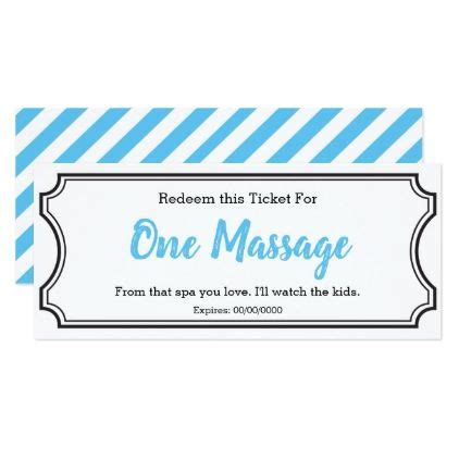 iou love gift ticket  massage editable sky blue zazzle massage