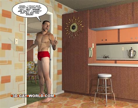 gay roommates have fun in the bathroom silver cartoon picture 9